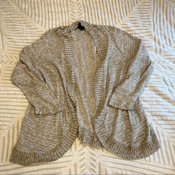Absolutely Solenne Ribbed Detail Cardigan 2X - Picture 2 of 7